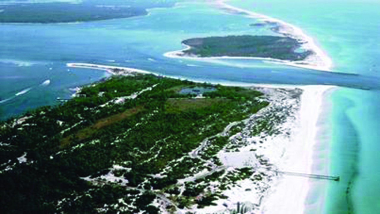 St Andrews State Park, entrée de la baie de Panama City