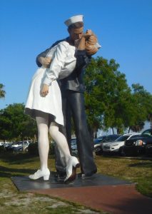 Statues "Unconditional Surrender" à Sarasota en Floride