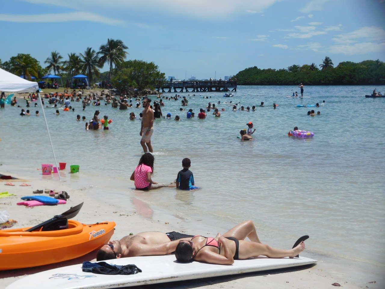 Plage d'Oleta River State Park / Miami Beach