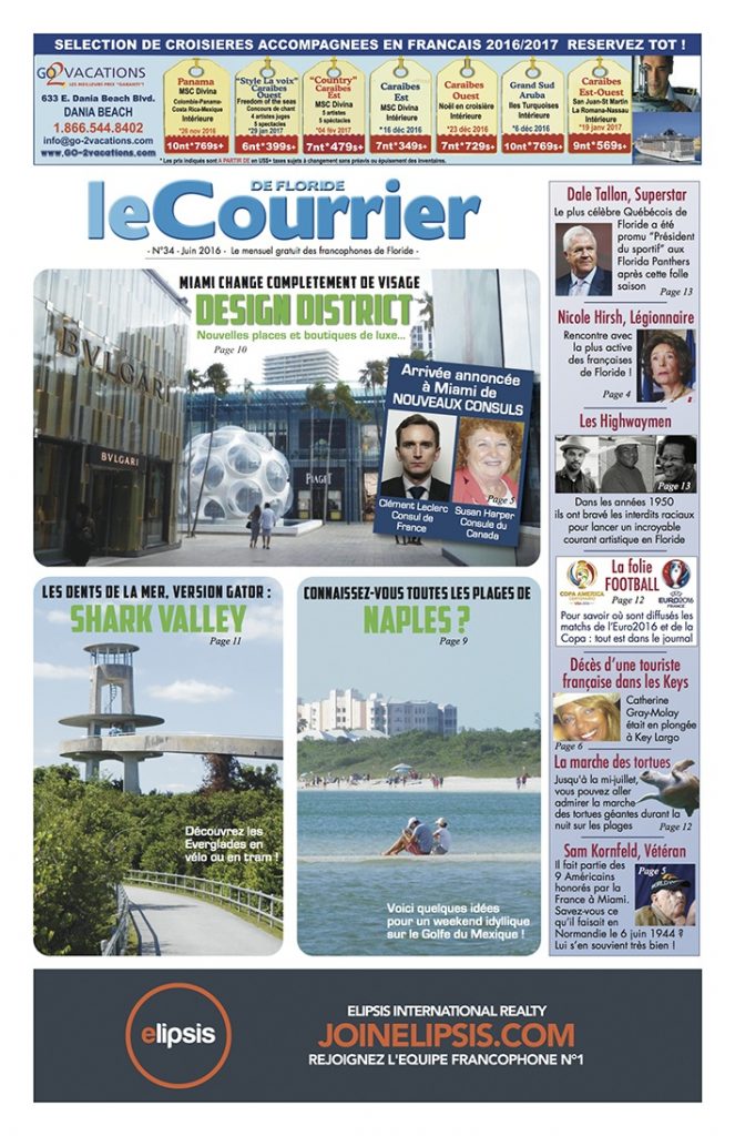 Courrier de Floride de Juin 2016
