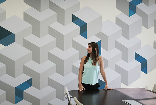 Fresque Claire Van Der Boog aux bureaux d'Airbus. Photo : D.R)