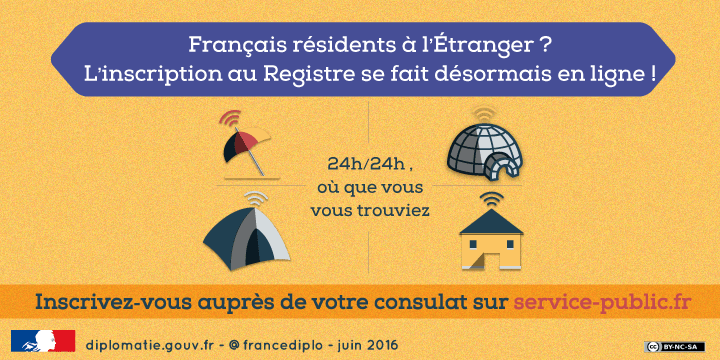 Inscription au registre des français de l'étranger