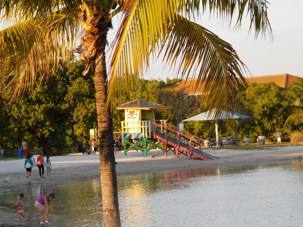 Plage de Homestead Bayfront Park (près de Miami en Floride)