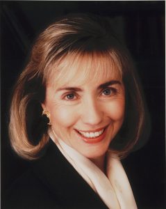 Hillary Clinton en 1992.