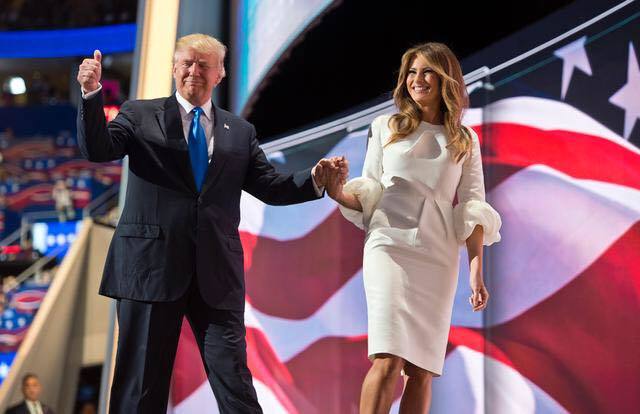 Donald et Melania Trump.