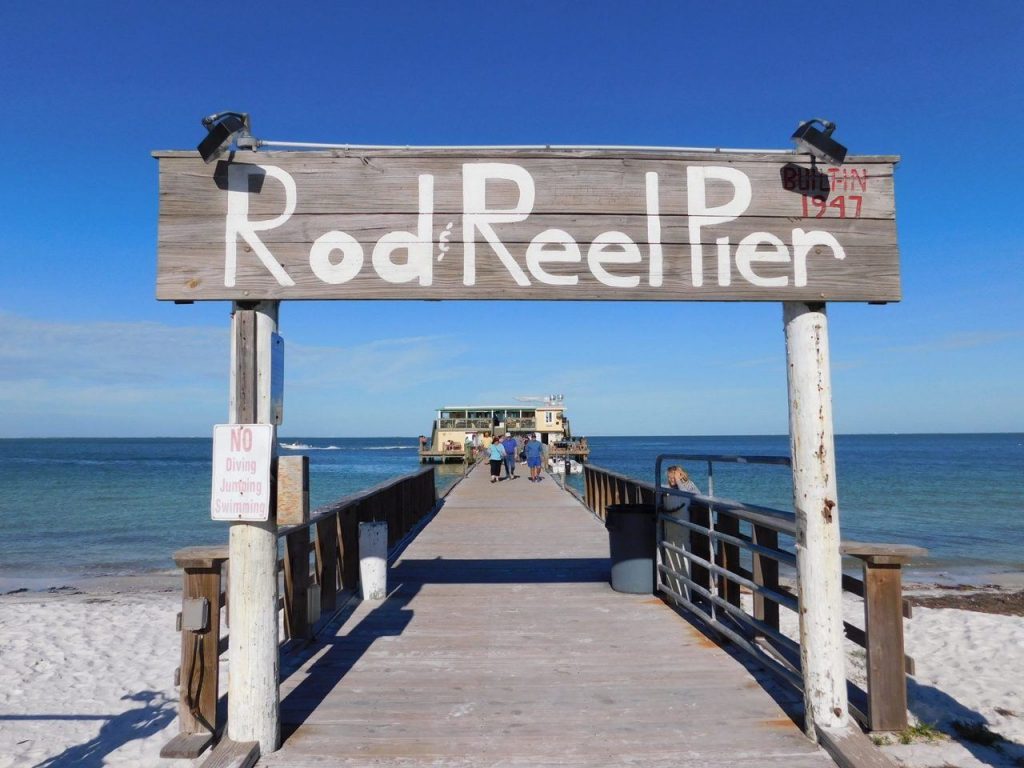 Rod Reel Pier sur Anna-Maria Island en Floride.
