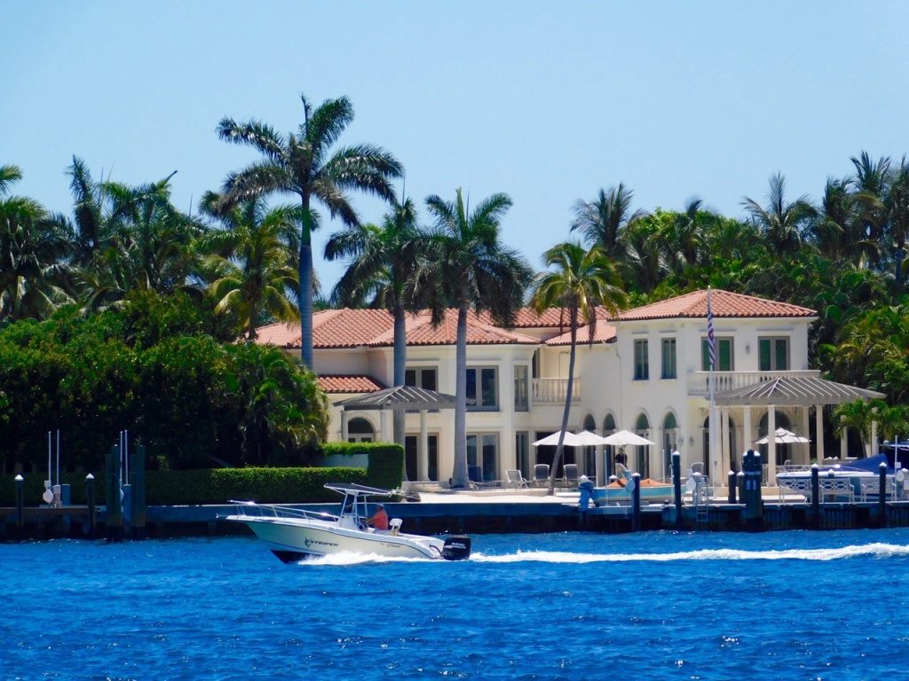 L'île de Palm Beach, en Floride