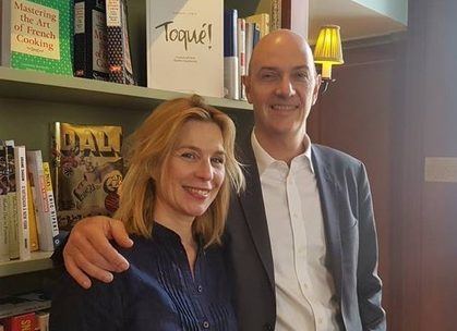 Roland Lescure et sa suppléante, Pascale Richard, qui vit pour sa part à New-York depuis 20 ans.