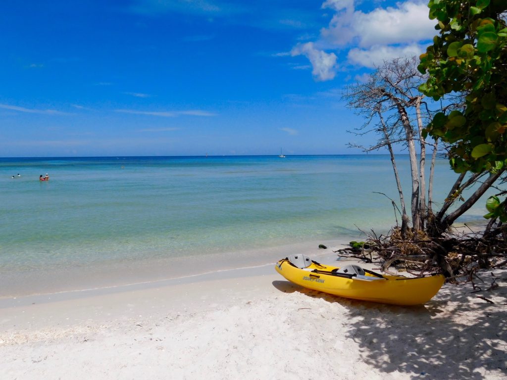 Plage de Delnor Wiggins Pass State Park à Naples en Floride