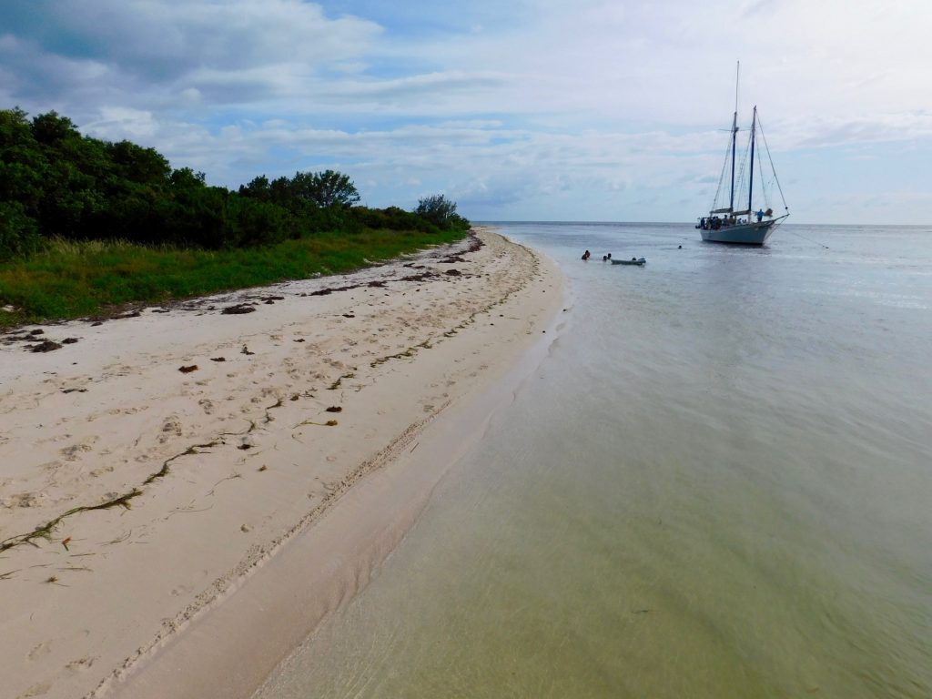 Voilier sur l'île de Boca Grande, au large de Key West, en Floride.