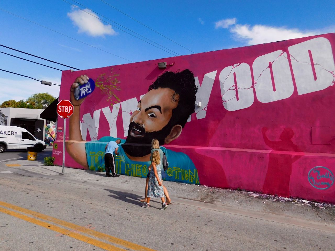 Peintures murales au Wynwood Art District de Miami.