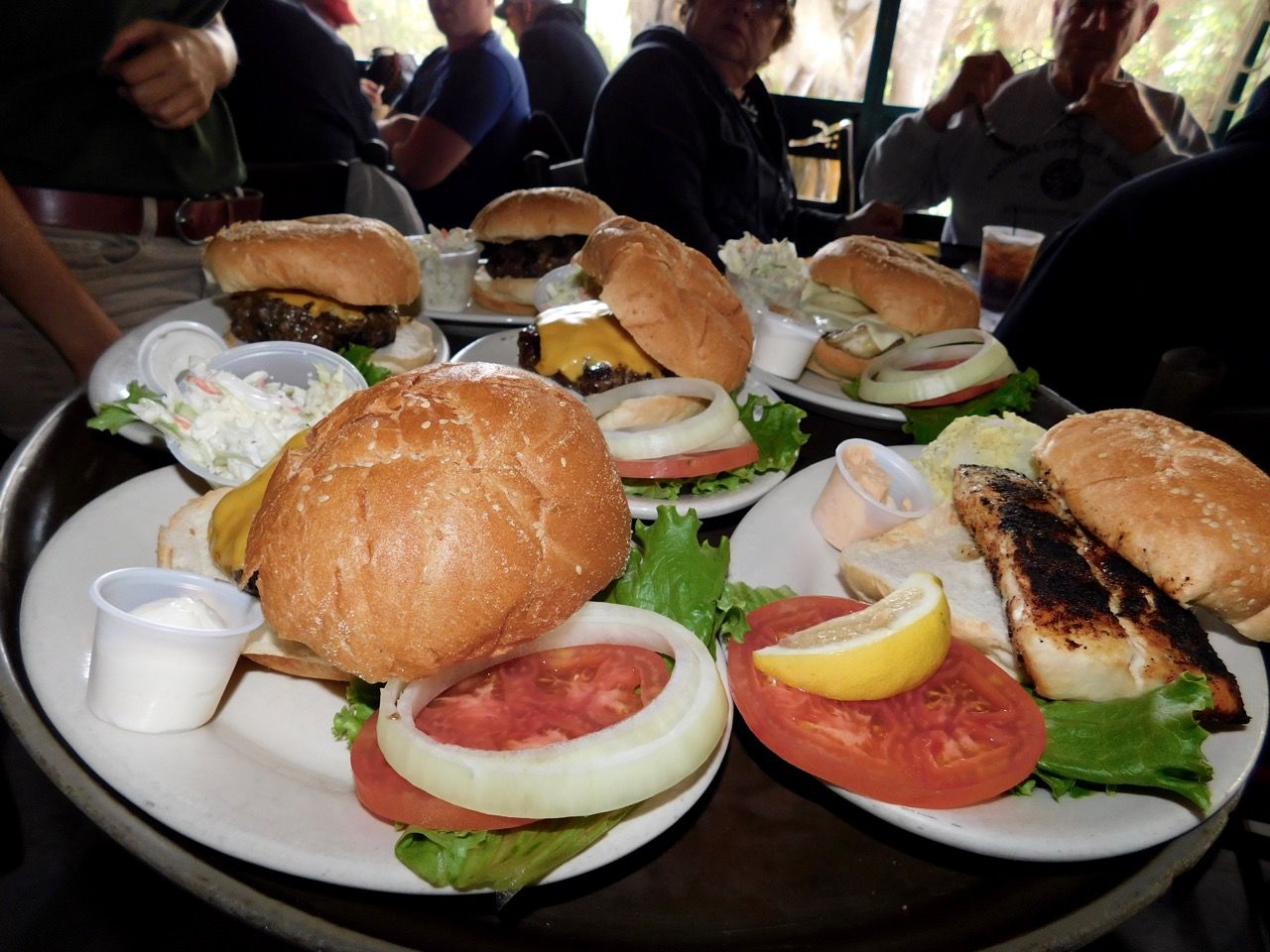 Restaurant sur l'Île de Cabbage Key (Floride)