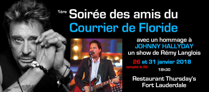 Soirée Johnny Hallyday et amis du Courrier de Floride