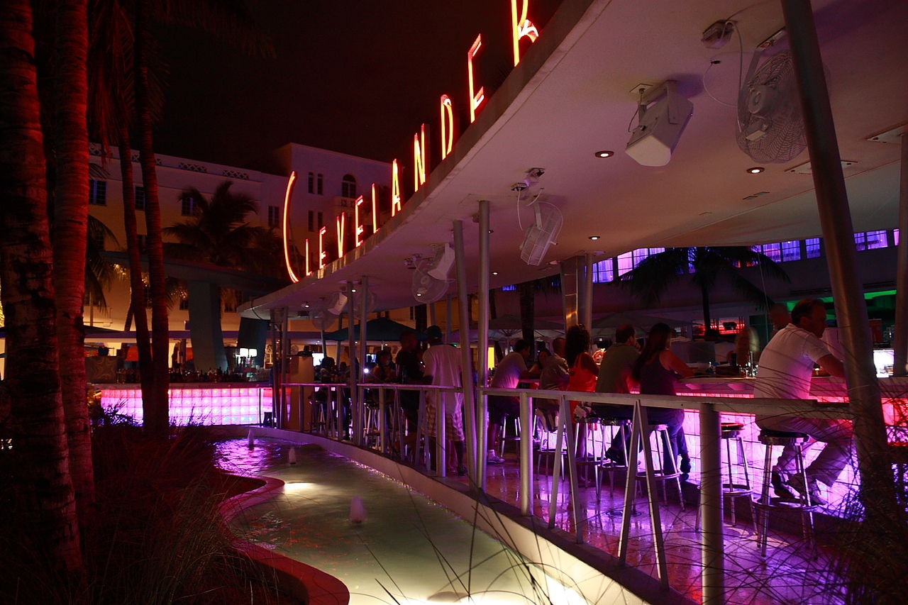 Clevelander : art déco sur Ocean Drive à South Beach / Miami Beach