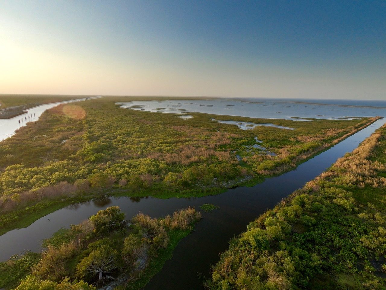Le Lac Okeechobee à Clewiston, en Floride