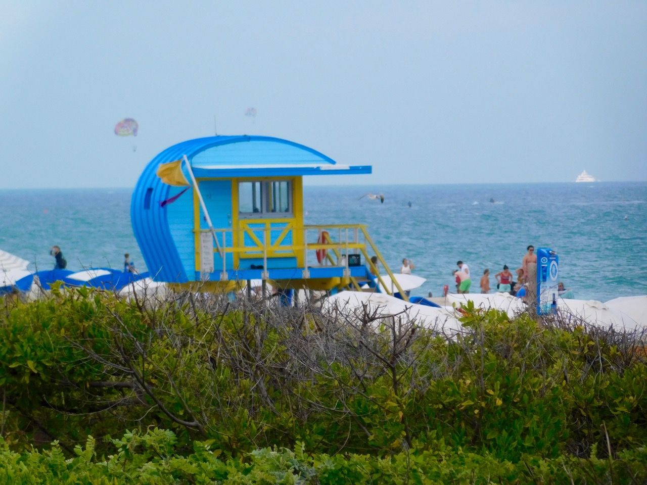 Plage de South Pointe à South Beach / Miami Beach