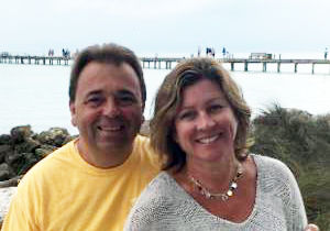 Willy et Elizabeth Le Bihan fondateurs de l' Ecole française de la Tampa Bay, à St Petersburg en Floride