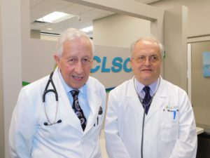 Dr Jean-Claude Bourque et Dr Real Martin, des cliniques CLSC en Floride