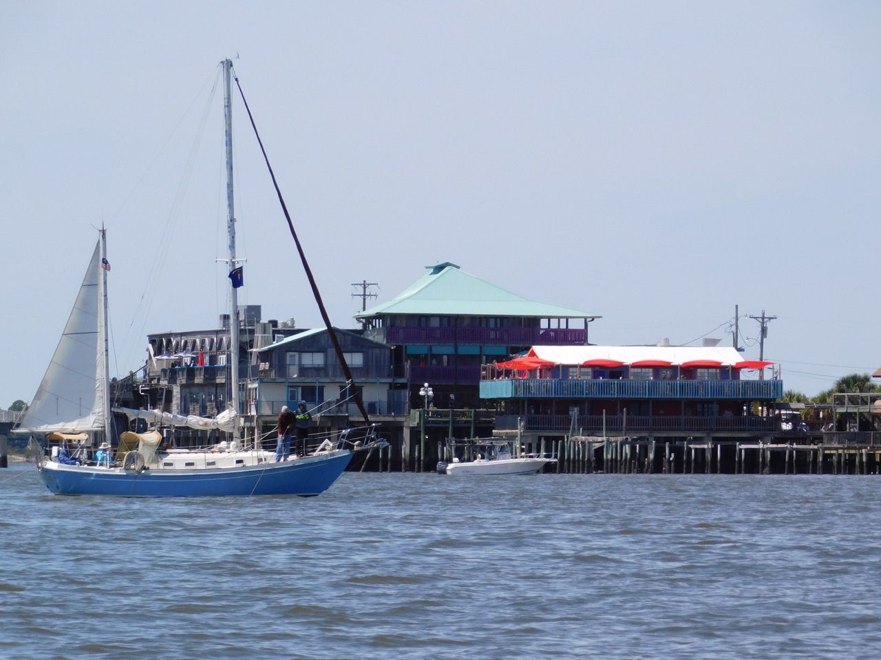 Île de Cedar Key, en Floride.
