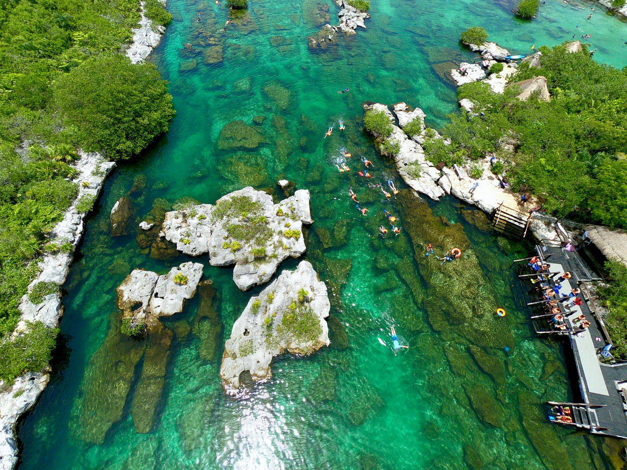 Cenote et lagon Yal Ku à Akumal
