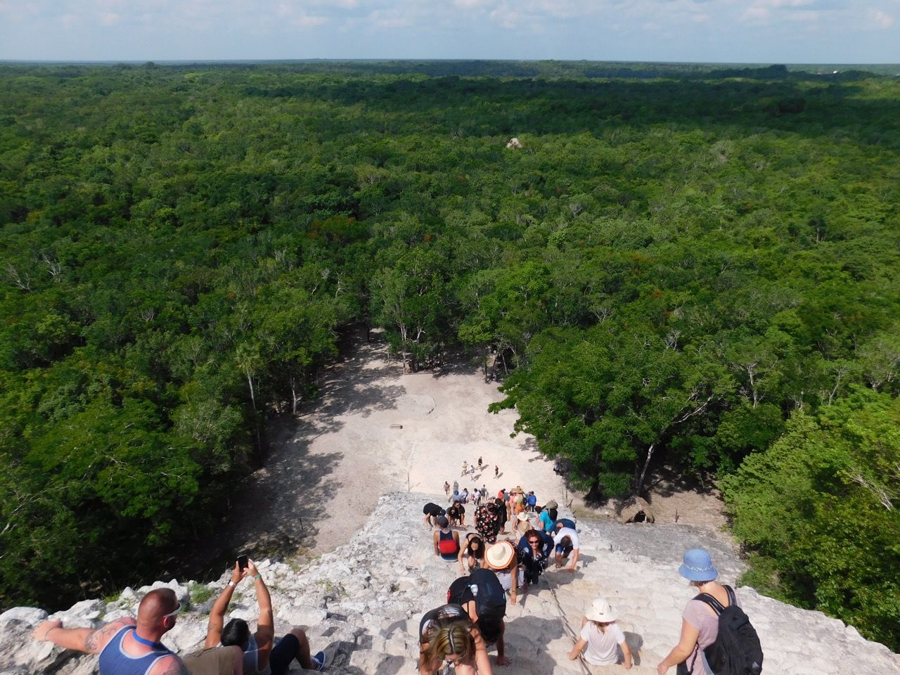 La Pyramide Nohoch Mul, dans les ruines de la cité maya de Cobá au Mexique.