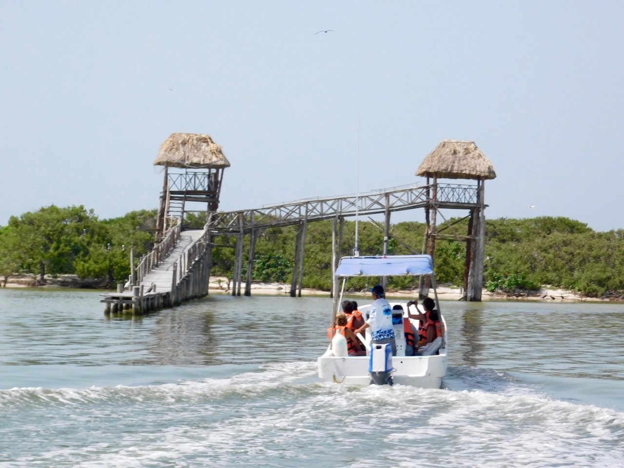La Isla de los Pajaros, près de l'île de Holbox.