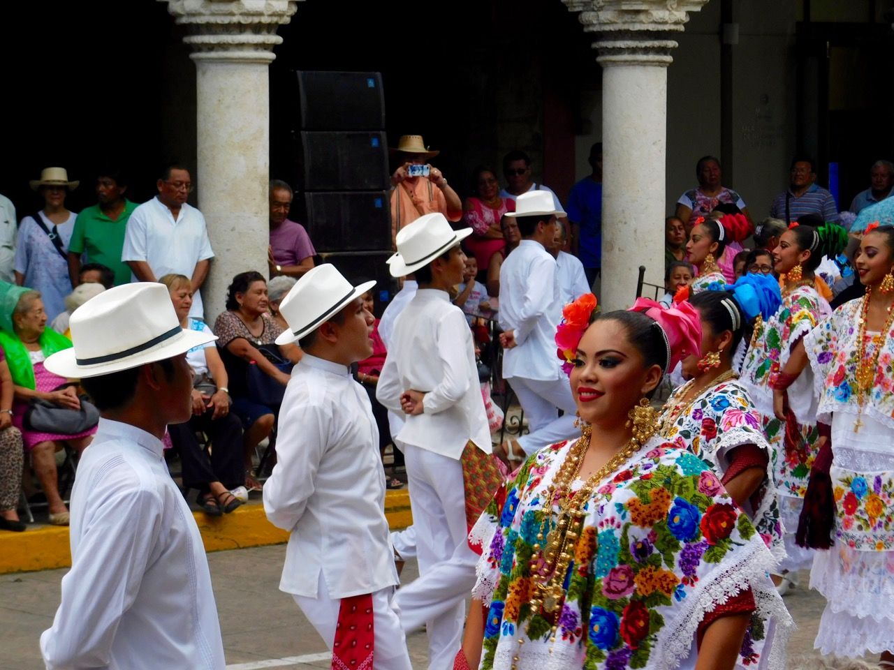 Le Zócalo - Plaza Grande de Merida, la capitale du Yucatan