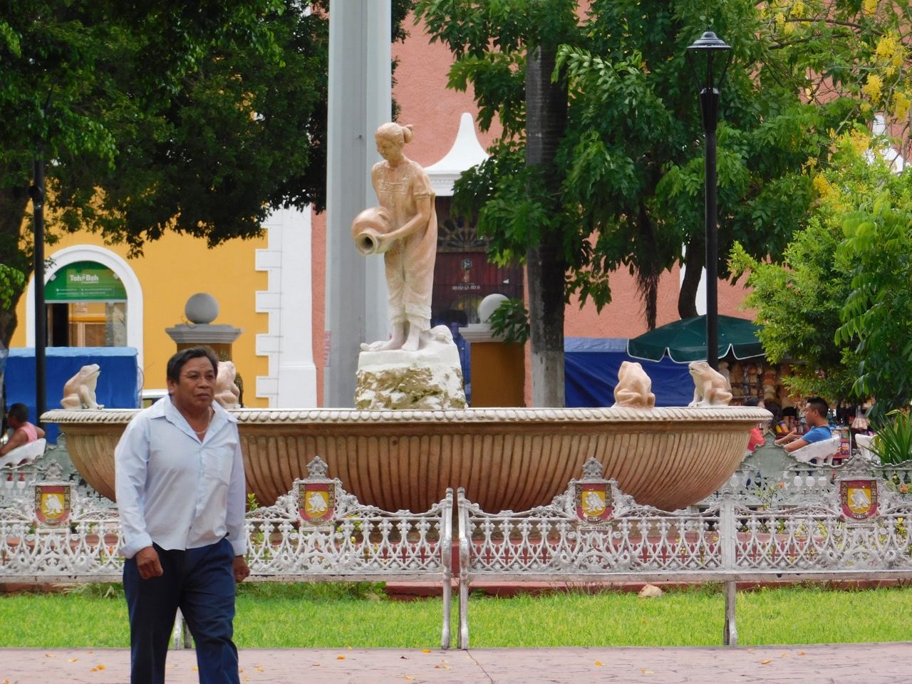Centre colonial de Valladolid dans le Yucatan