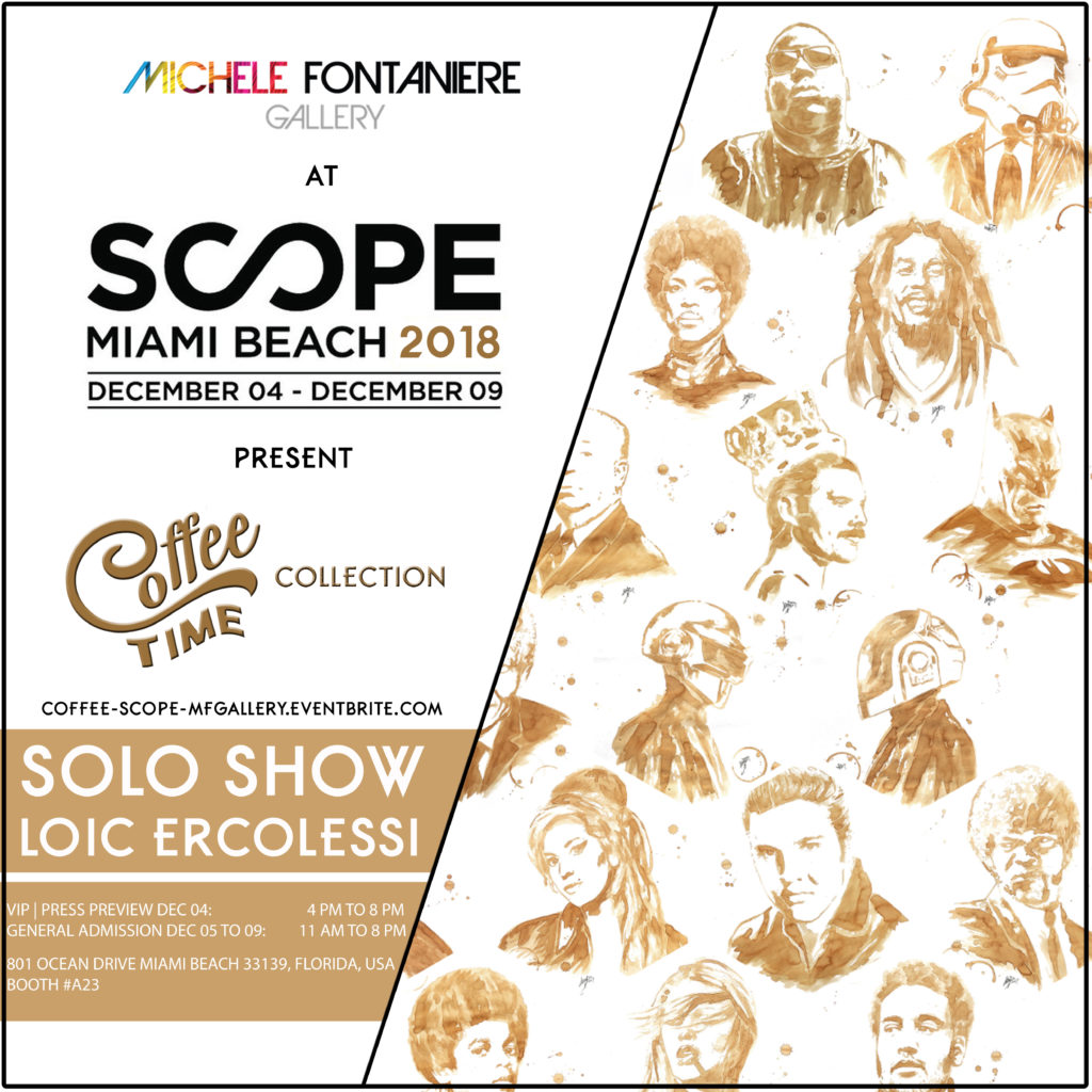 Loic ercolessi à Scope Miami Beach