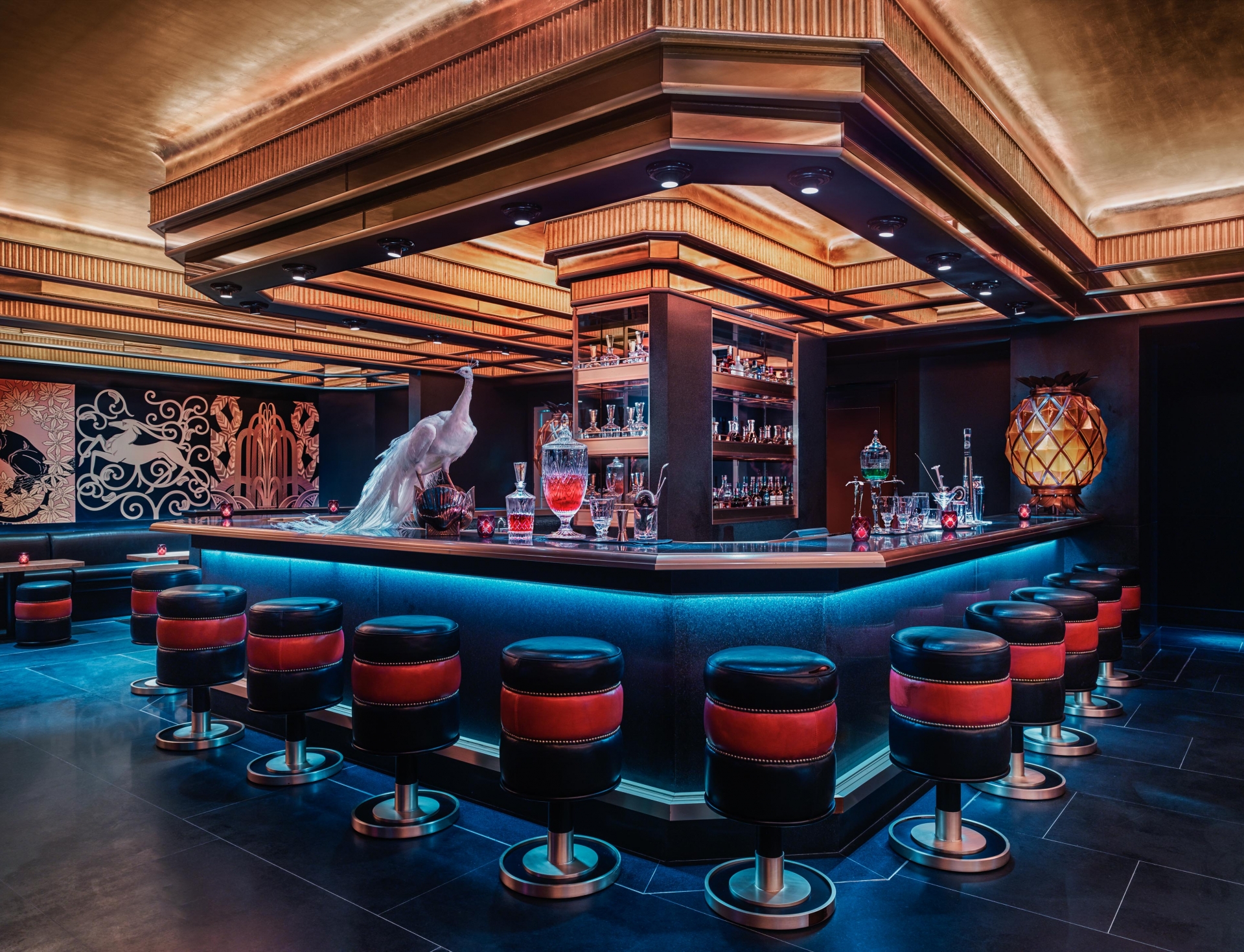 Saxony Bar au Faena Hotel de Miami Beach