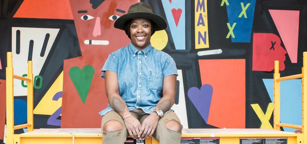 Nina Chanel Abney exposée au NOrton Museum of Art de West Palm Beach