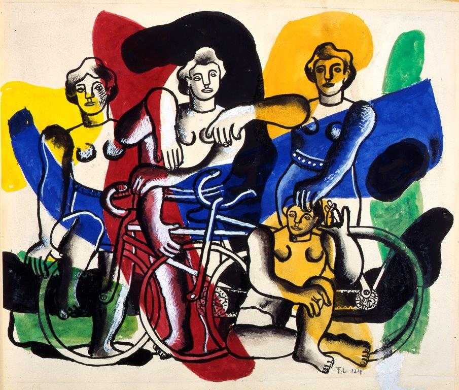 Les cyclistes de Fernand Léger.
