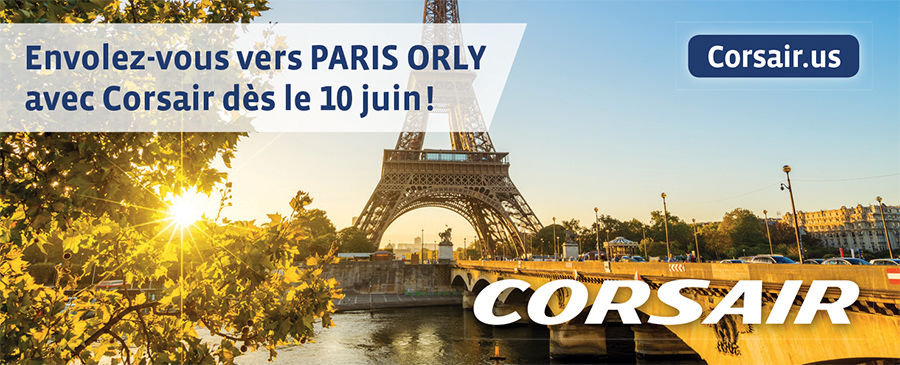 Corsair Vol Paris Miami