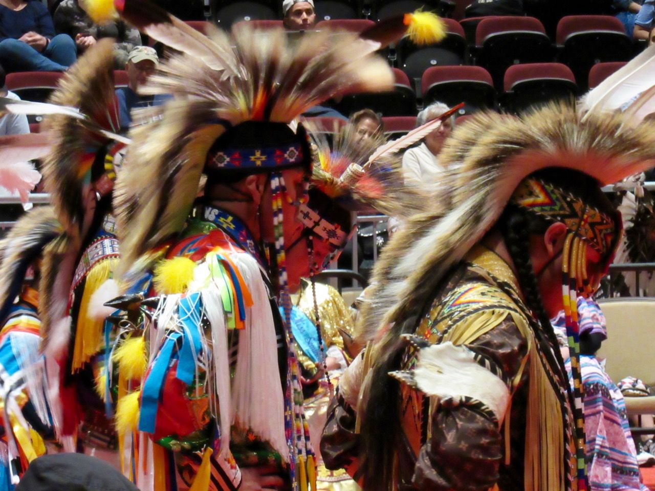Pow wow des indiens seminoles au Hard Rock de Hollywood en Floride.