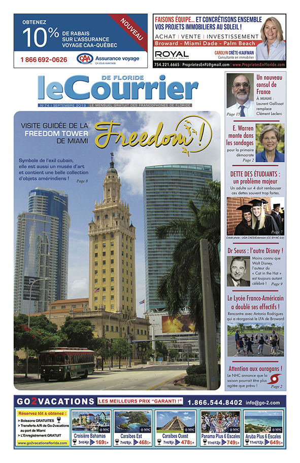Le Courrier de Floride de Septembre 2019