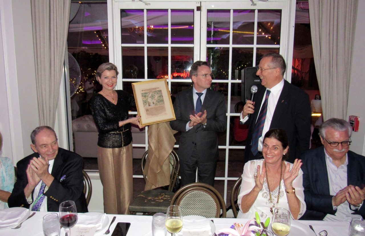 Dîner d'adieu au consul de France Clément Leclerc organisé à Miami par l'UFE Floride