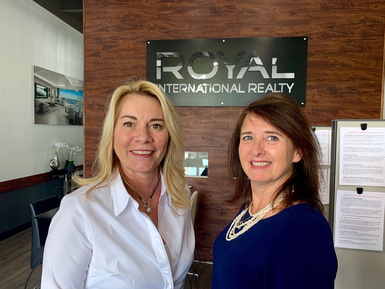 Carolyn Crête-Kaufman et Rachelle Buyak, agents immobiliers en Floride