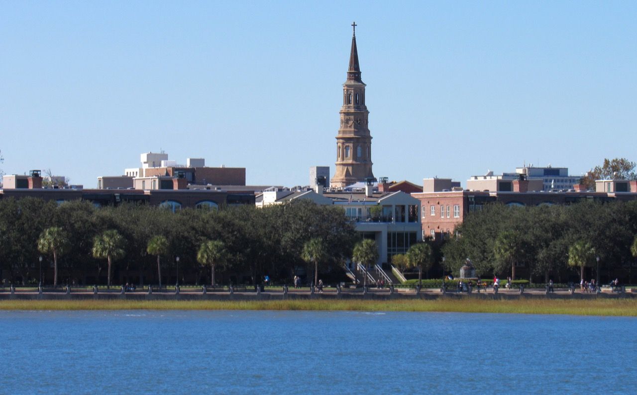 Charleston vue depuis la baie