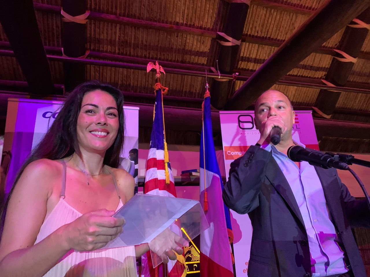 Rachel Raynaud (directrice FACC) et Christophe Poilleux (vice-président FACC)