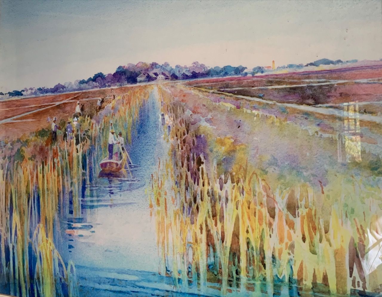 Préparation des champs de riz pour la plantation