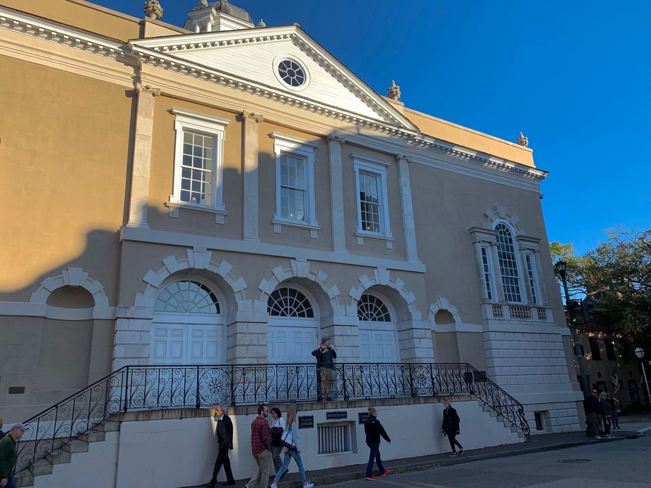 Old exchange an Provost DungeonCharleston : la bourse (et cachot) de Charleston.