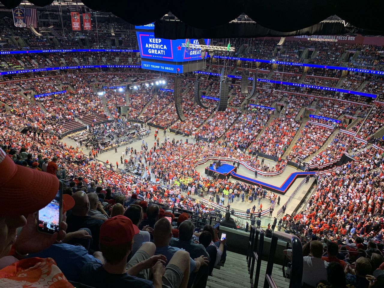 Donald Trump au BB&T Center de Sunrise.