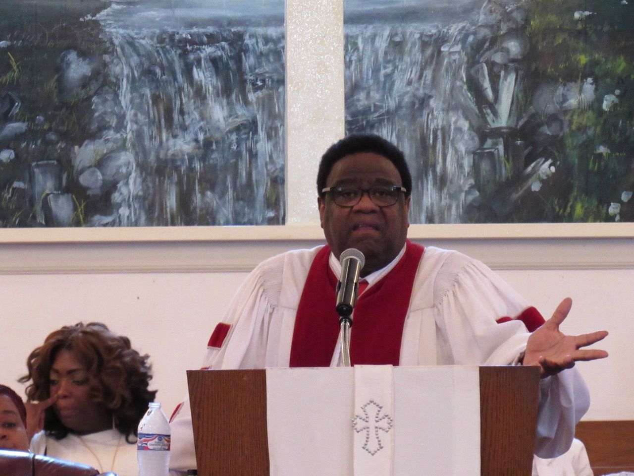 Le révérend Al Green et le Full Gospel Tabernacle à Memphis Tennessee.