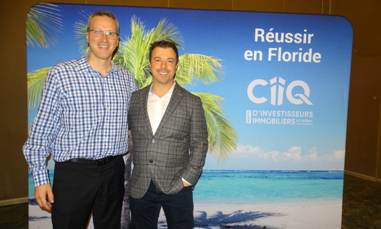 Yvan Cournoyer et Nicolas Lapointe Réussir en Floride CIIQ Du 9 au 13 décembre 2019
