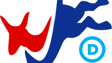 Les logos du Parti Démocrate américain