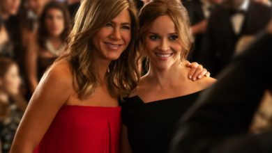 Jennifer Aniston et Reese Witherspoon dans The Morning Show