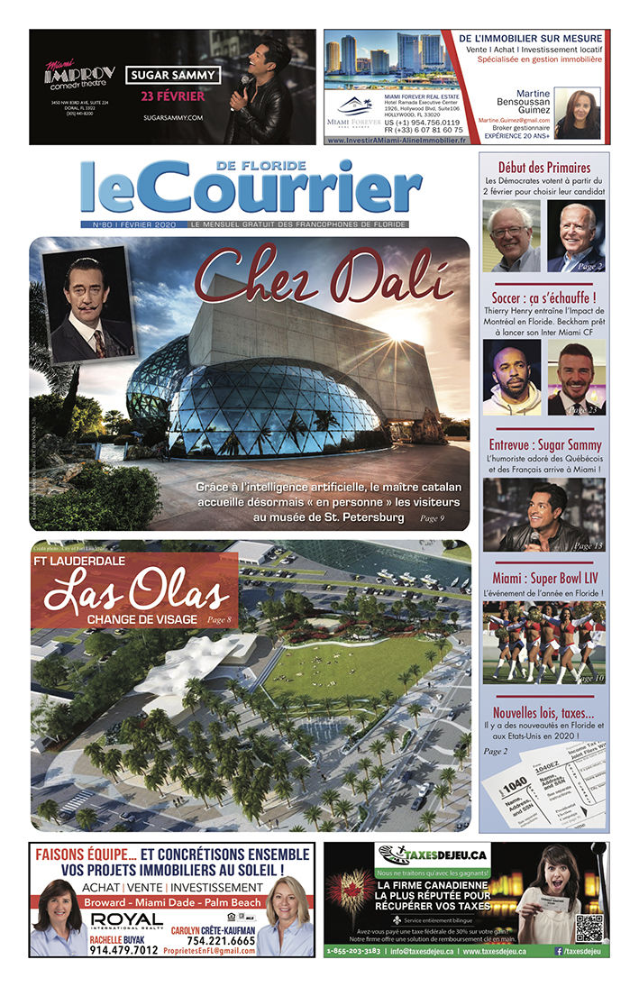 Le Courrier de Floride de Février 2020