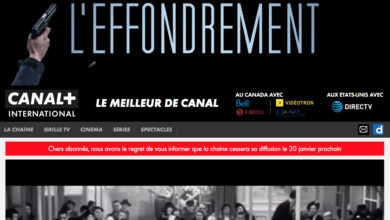 Canal + international arrête ses programmes aux Etats-Unis et au Canada