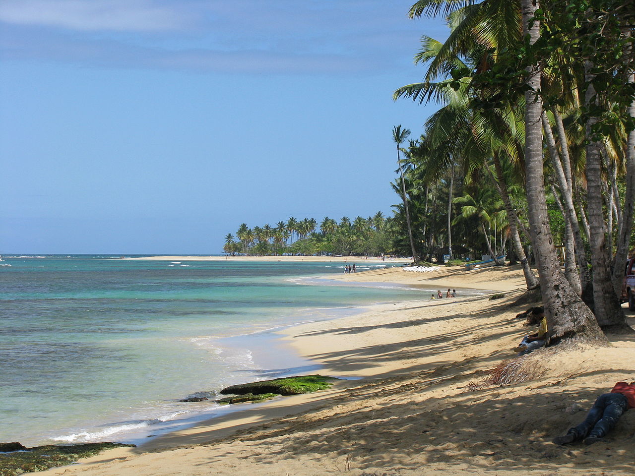 Une plage à Las Terrenas en République Dominicaine.