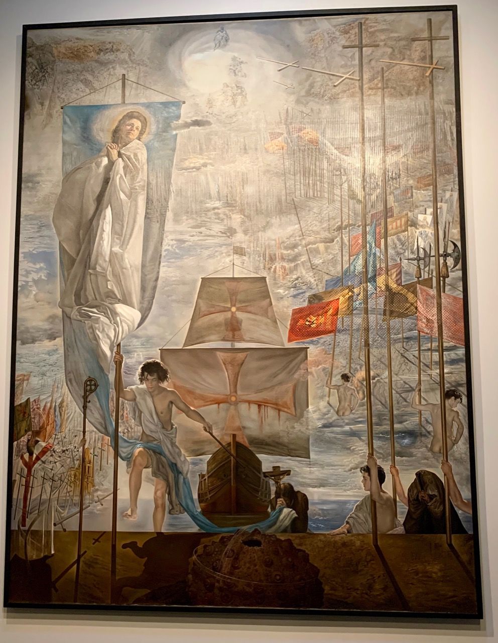 "La découverte de l'Amérique par Christophe Colomb" au Salvador Dalí Museum de St Petersburg en Floride